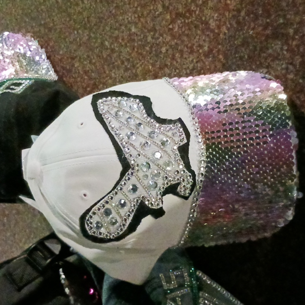 PHILADELPHIA EAGLES BLING HAT WHITE
